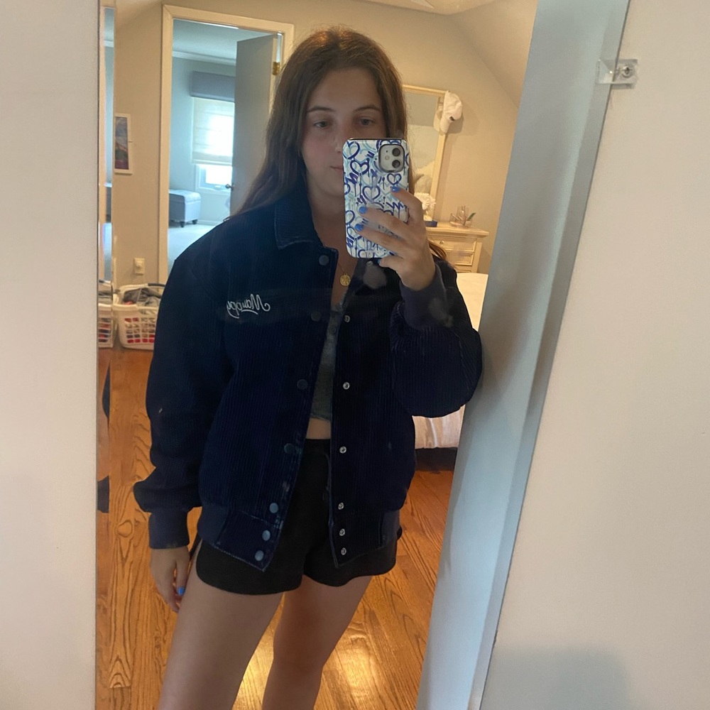 Madhappy navy blue bomber jacket